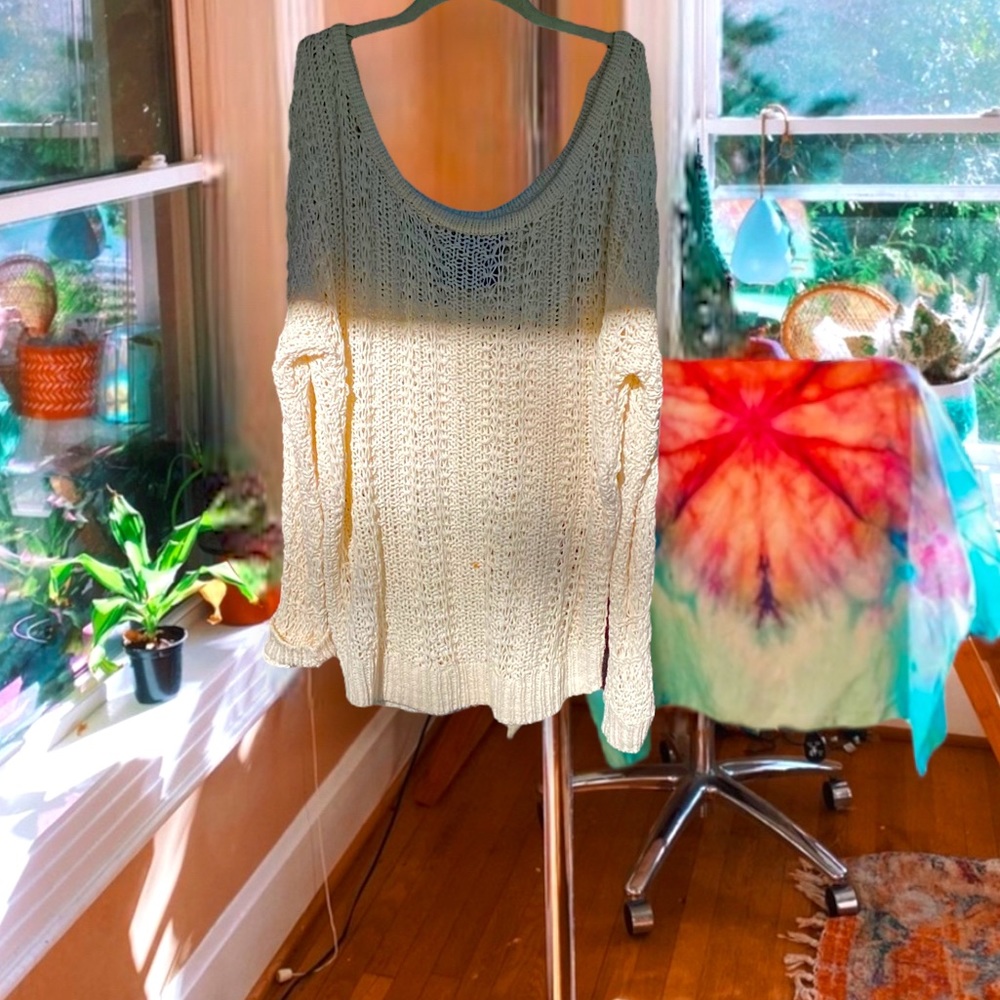 american eagle beachy woven sweater 🌊